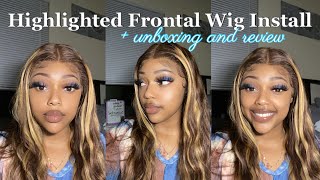 The BEST Pre Highlighted Frontal Wig | ft World New Hair