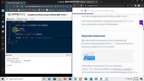 Java Expression, Statements and Blocks