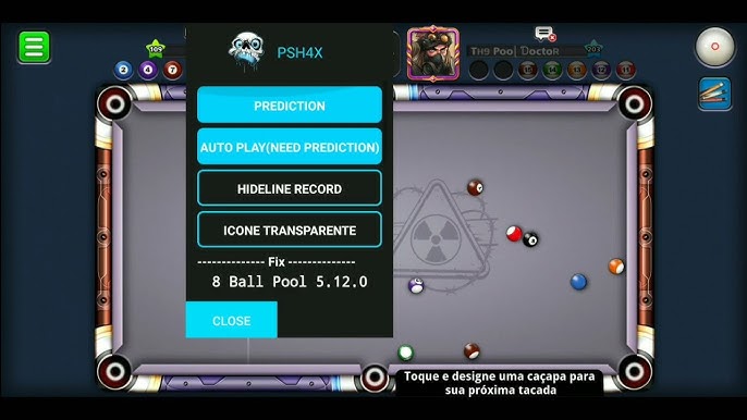 🎱 PSH4X 8 BALL POOL ATUALIZADO 🎱 MINICLP FALIU KKKKK 🎱 #TikTokPromo