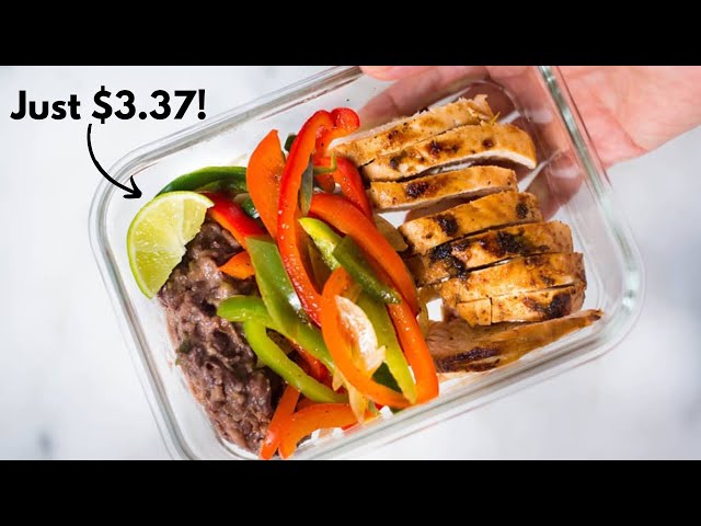 How to Meal Prep - Chicken (7 Meals/Under $5) • A Sweet Pea Chef