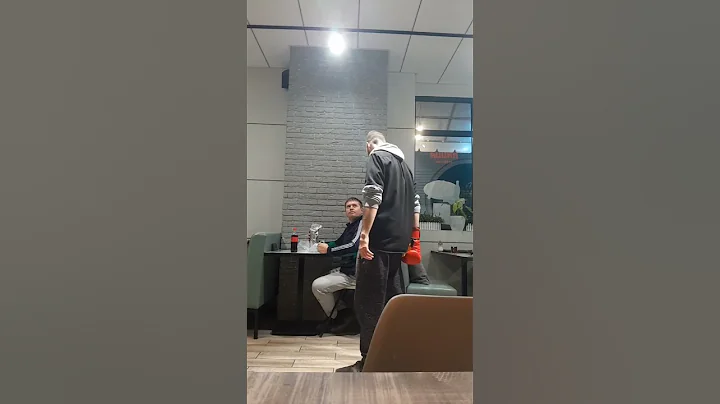 Charlie Zelenoff Goes to Burger King With a Boxing Glove #shortsyoutube