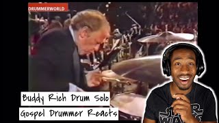 Gospel Drummer REACTS to Buddy Rich - Impossible Drum Solo