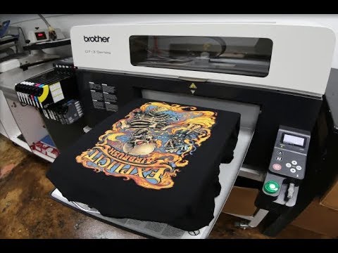 T-shirt High Quality Printing With DTG Printer - YouTube