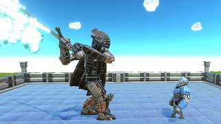 The Explorer vs ALL UNITS and Melee Workshop Units AOW Age Of Warbots
