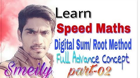 Digital Sum Method/(part-02)digital Root Method