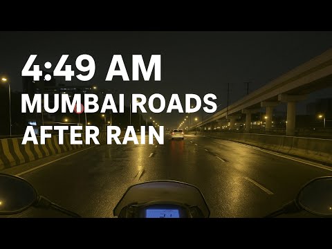 Motorcycle road trip essentials | Mumbai Rains, Empty Roads (Episode 7)