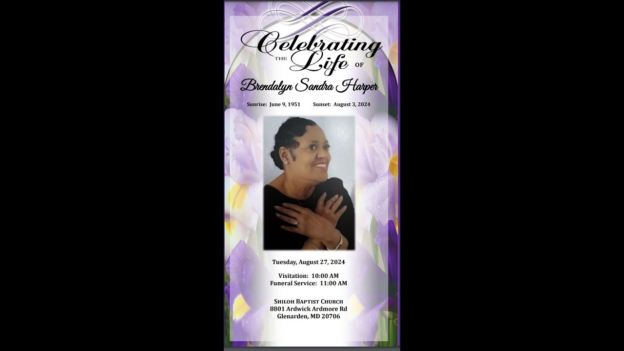 CELEBRATION OF LIFE FOR BRENDA HARPER-GOFFNEY - YouTube