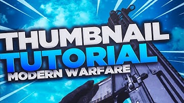 How To Make Modern Warfare Thumbnails Like The Pros - Free Modern Warfare Thumbnail Tutorial Pack