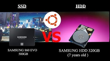 Samsung 860 EVO SSD vs HDD Ubuntu boot time