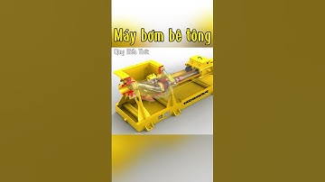 Máy bơm bê tông hoạt động như thế nào? #congkienthuc #shorts
