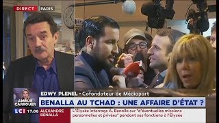 edwy plenel : benalla serait protégé et aidé par macron