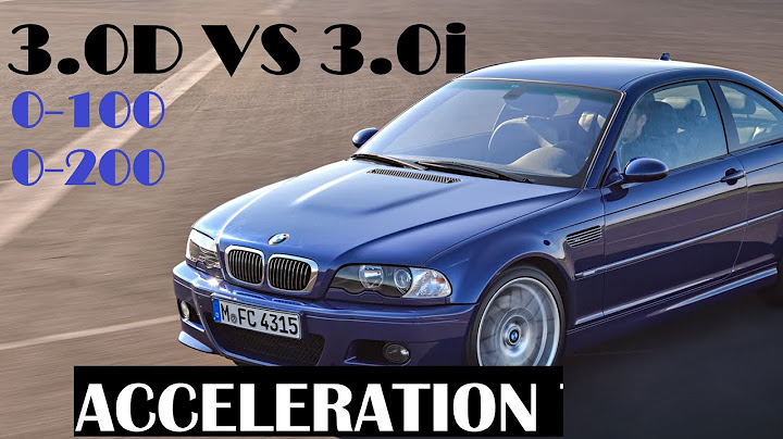 BMW e46 3.0D (Diesel) VS 3.0i (Gasoline) Acceleration TEST 0-100/0-200 (you will be surprised)