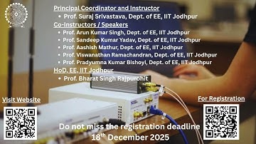 IIT Jodhpur SDR Hands On Program (21st - 24th December 2025)