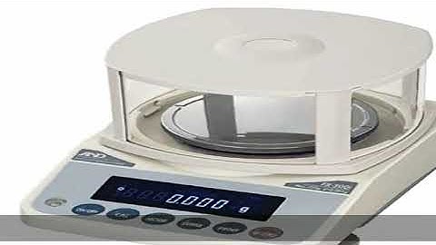 A&D FX-120i (External Calibration) with Breeze Break (3.4" high) Precision Balance