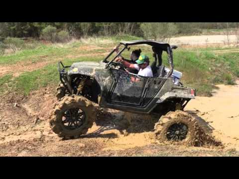 Lifted Rzr With Portals And Sportsman Xp Muddin