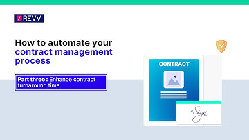 How to automate your contract management process | Part 3: Enhance contract turnaround time