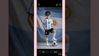 World cup photo editting prompt| Argentina world cup jersey photo editting prompt |#shorts #trending