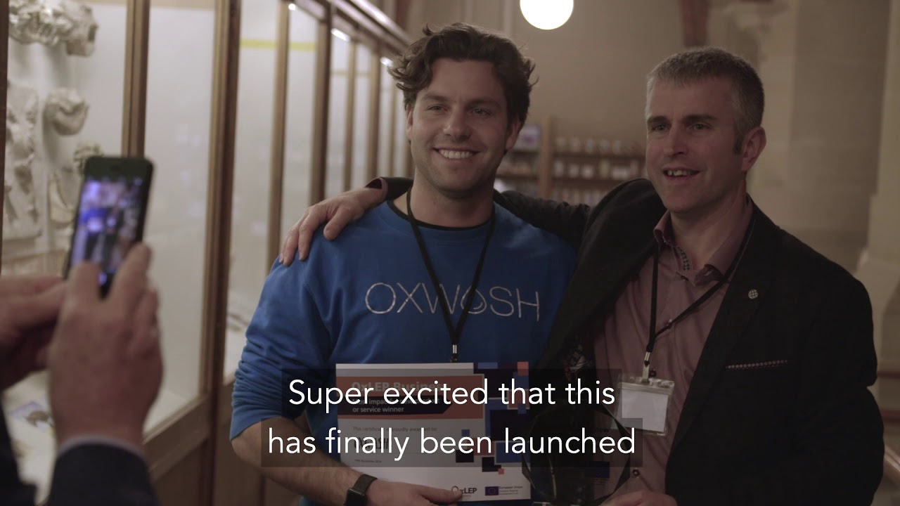 Dr Kyle Grant talks about his award and the OxLEP Business eScalate ...