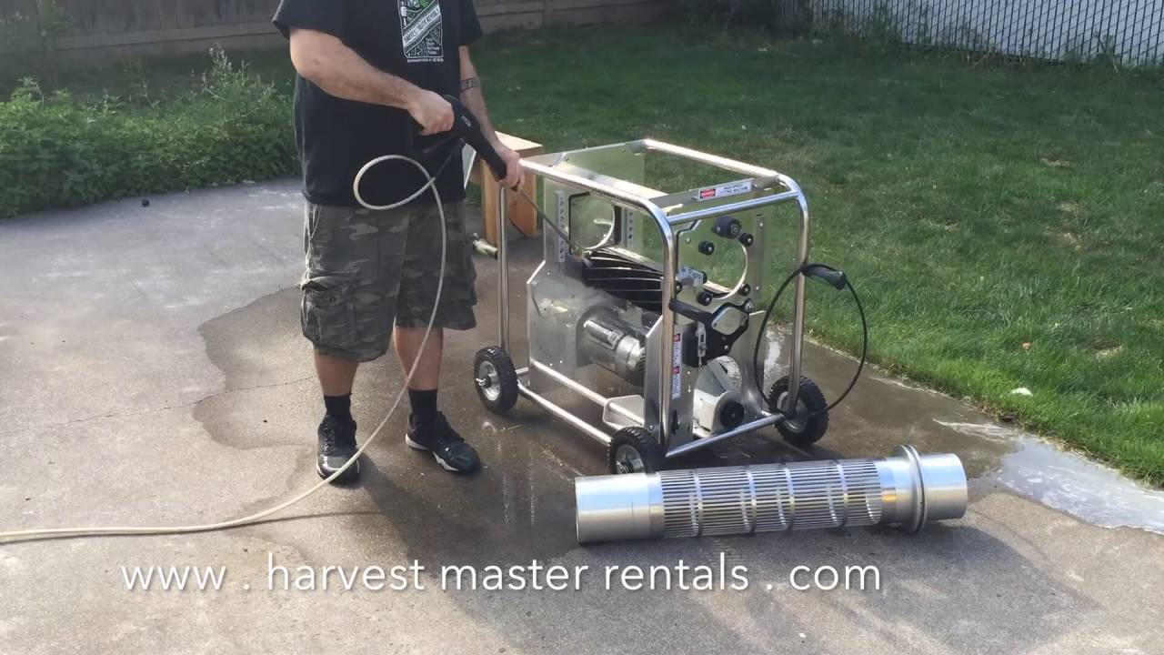 Cleaning a T2 Twister trimmer (time lapse)
