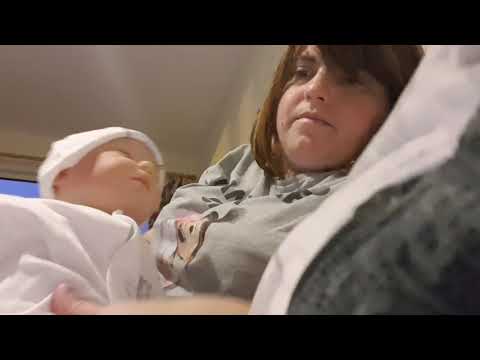 Night time routine with baby Jace Reborn 12/9/19