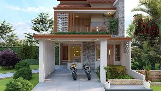 Small house full of happiness- the model of a small house made 2 floor to be beautiful and luxurious
