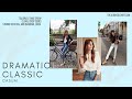 Kibbe Dramatic Classic: Casual Outfit Ideas