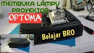 Ganti lampu projector Benq