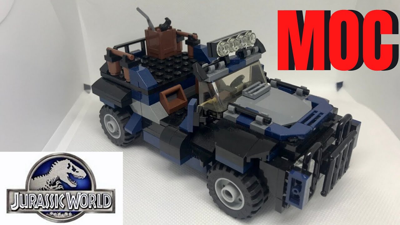 Lego Jurassic World Jeep Moc Youtube 