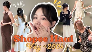 Shopee haul | Review váy hè xinh dưới 200k