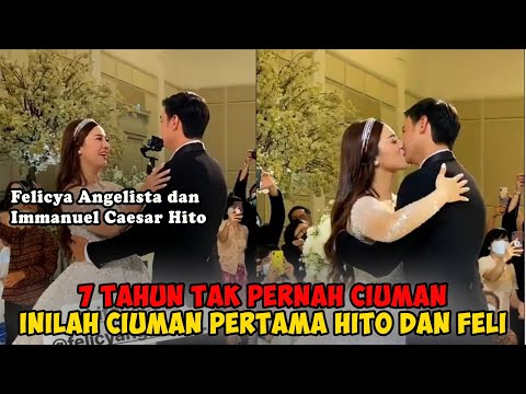 CIUMAN PERTAMA FELICYA ANGELLISTA DAN CAESAR HITO || BIKIN BAPER