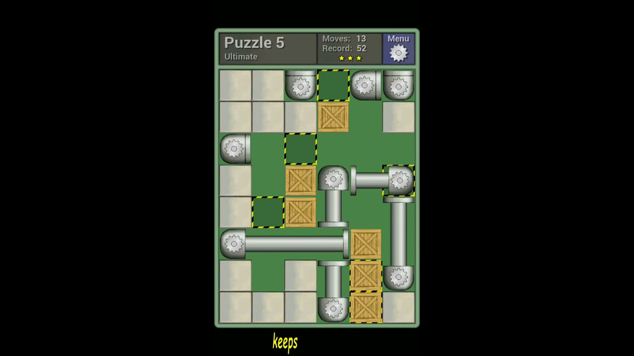 Pushing Machine (Ultimate) Level Puzzle 5 - Perfect Solution