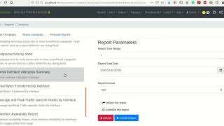 How to check SNMP Interface Utilization graphs in OpenNMS