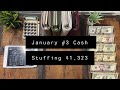 January #3 Cash Stuffing! | $1,323 | Combined Income | Cash Envelope System