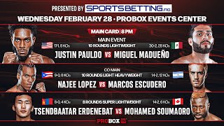 Pauldo Vs Madueño - Probox Tvs Wednesday Night Fights