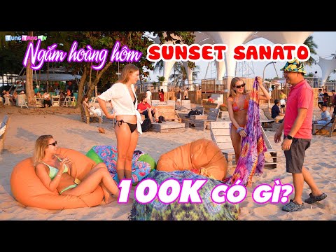 DU LỊCH PHÚ QUỐC | Ngắm Hoàng Hôn lãng mạn như trời Tây tại SUNSET SANATO Beach Club