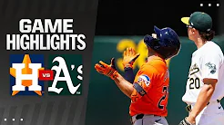 Astros vs. A's Game Highlights (7/24/24) | MLB Highlights thumbnail
