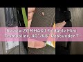 Review ZCMHAXJ Foldable Mini Trampoline, 40"/48" Rebounder Trampoline for Adults &amp; Kids, 440lbs Capa