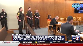 Taylor Schabusiness found competent to continue in court proceedings for prison guard attack