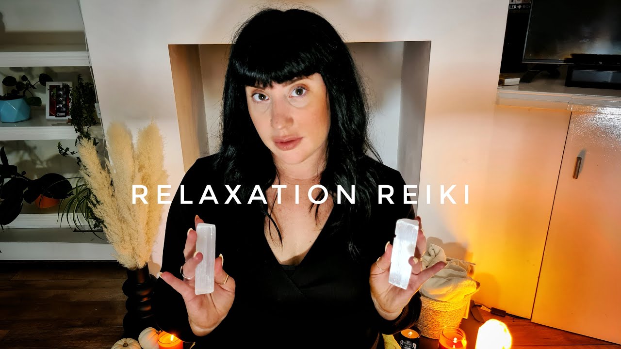 ASMR Reiki for Total Relaxation 😌 (Hypnotic Hand Movements & Crystal ...