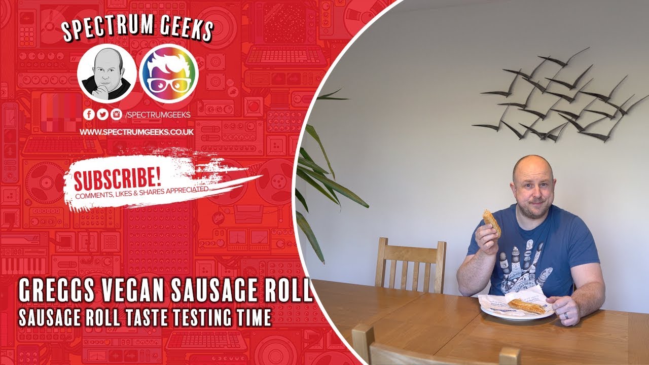 Greggs Vegan Sausage Roll Taste Test - YouTube