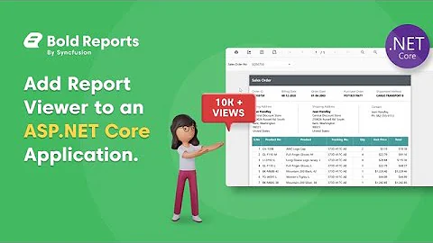 Web Reporting Tools: Add Report Viewer to an ASP.NET Core Application