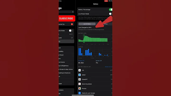 ipad charging hold on 80% solution !! how to fix it #apple #ipad #iphone #technology