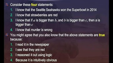 01 - Theory of Knowledge 32SIB - Unit 01 - Knowers and Knowing (Part 1)