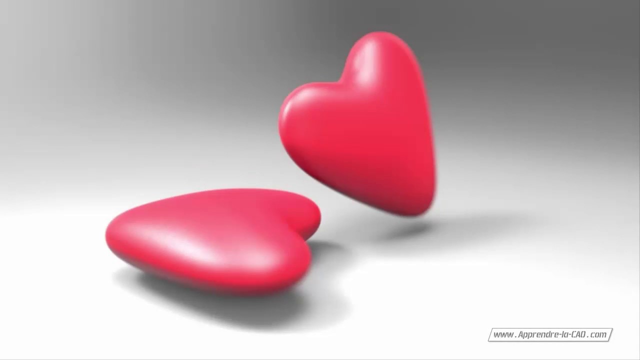 Tuto Catia V5 Un Coeur Simple En Surfacique Gsd Youtube