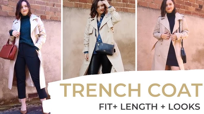 These 5 women try on a top-rated  trench coat