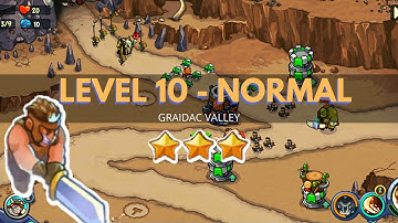 King of Defense: Level 10 NORMAL / GRAIDAC VALLEY / GAMEPLAY GUIDE