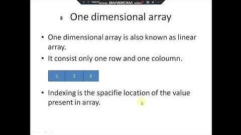 one dimensional array    c ++ programming....  C++ tutorials