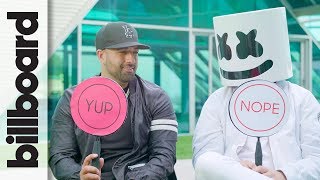 Marshmello & Moe Shalizi Play 'Never Have I Ever' | Billboard