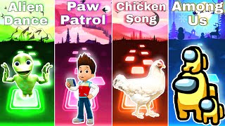 Alien Dance - Paw Patrol - Chicken Song - Among Us - tiles hop - TILES HOP EDM RUSH 1.1M screenshot 5