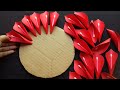 Unique Paper Flower Wall Hanging | Easy And Quick Paper Flower Wall Hanging | Wall Decor Idea